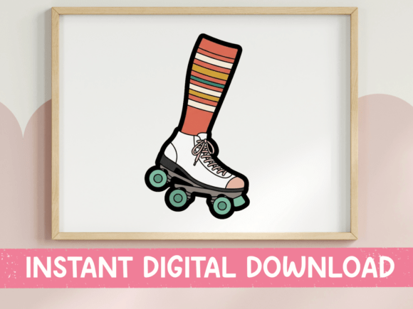 A Designer's Review: Retro Roller Skate Graphics for Crafting