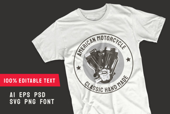 A Motorcycle Vector Graphic That's Ready for Anything
