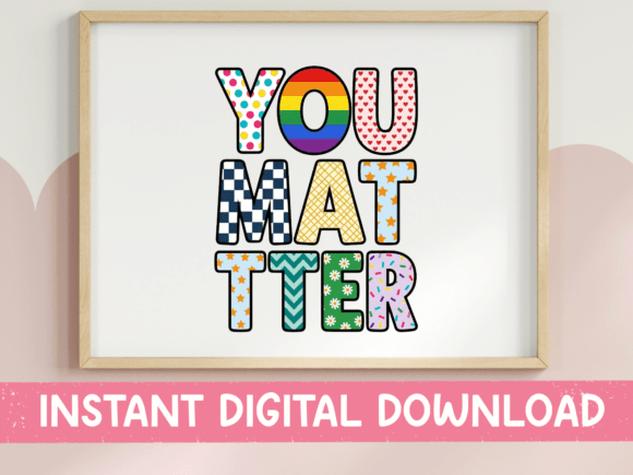 A Review of the You Matter Patchwork Lettering Design