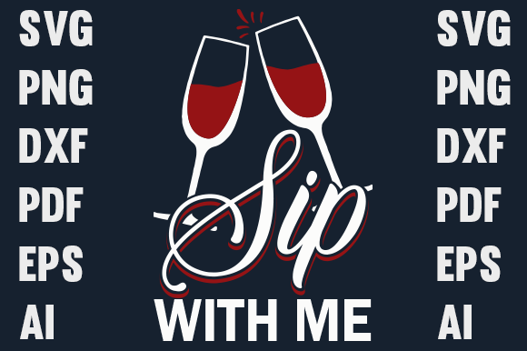 A Versatile Drink Graphic for Merchandise & Print Templates