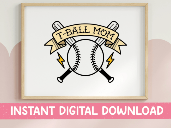 An Embroidery Designer's Real-World Review of T-Ball Mom SVG PNG Vintage Tattoo Banner