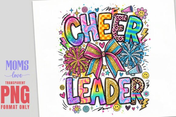 CHEER LEADER Sublimation PNG for T-Shirt Graphics and Beyond