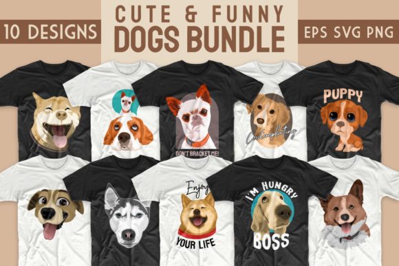 Essential Dog Graphic Designs for Branding & Merchandise
