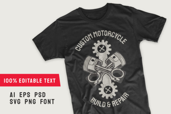 Essential Motorcycle Graphics for Handmade Illustrations