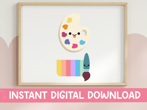My Review of Kawaii Paint Palette SVG for T-Shirt Graphics