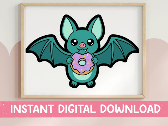 Using a Kawaii Bat Graphic for T‑Shirt Designs & Branding